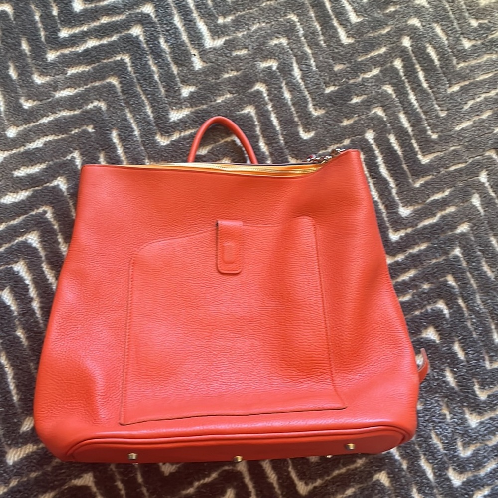 Terrida Genuine Italian Leather Backpack Purse